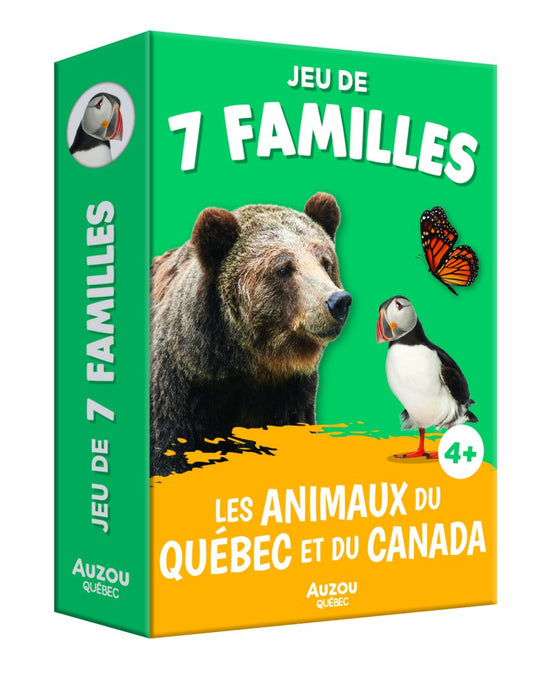 Jeu de 7 familles Québec Canada