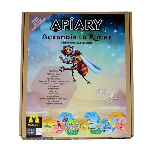 Apiary - agrandir la ruche (extension)