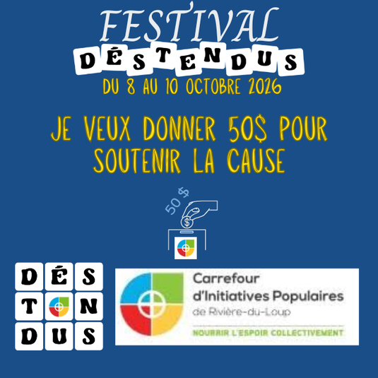 Don pour la cause 50$