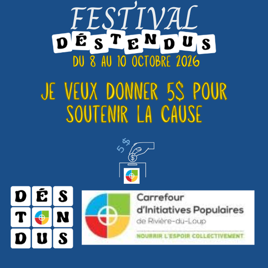 Don pour la cause 5$