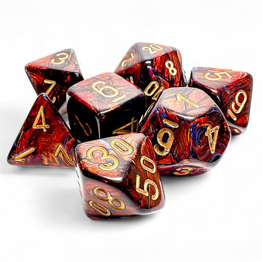 Ensemble de 7 dés pour jeux de rôles (varié)