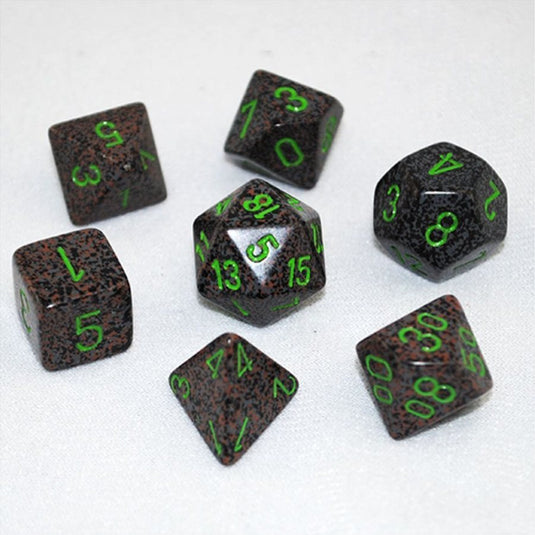 Chessex - ens. 7 dés- Speckled: Earth