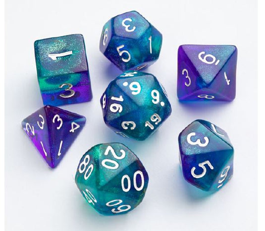 Gamegenic - ens. 7 dés- Galaxy Series: Neptune