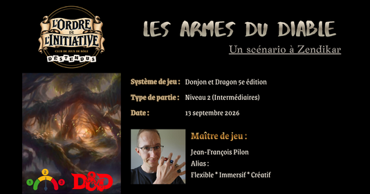 13 septembre 2026 - Les armes du diable