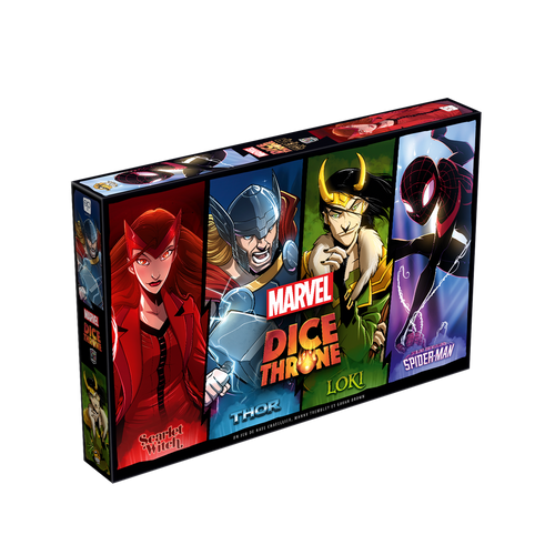 Marvel dice throne vf - Scarlet witch, Thor, Loki, Spider man