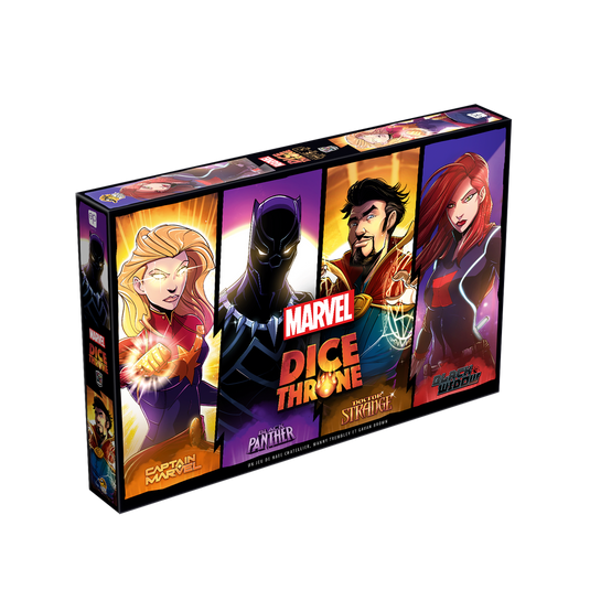 Marvel dice throne vf - black widow, doctor strange, captain Marvel, black panther