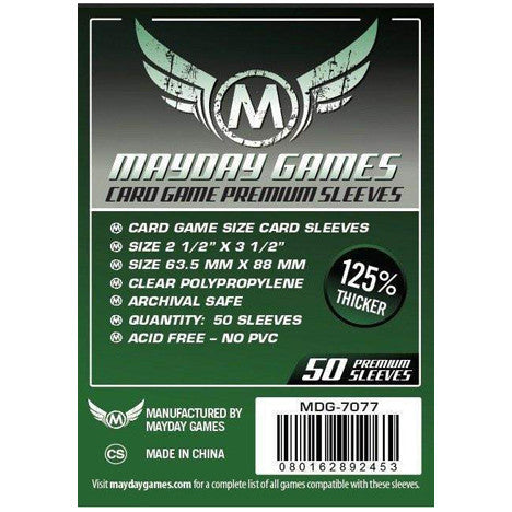 Mayday premium sleeves 63.5 x 88mm