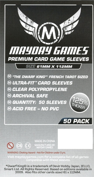 Mayday premium sleeves 61 x 112mm