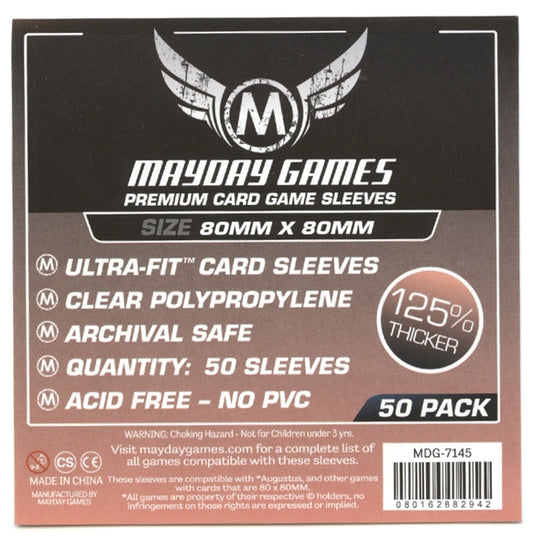 Mayday premium sleeves 80 x 80mm