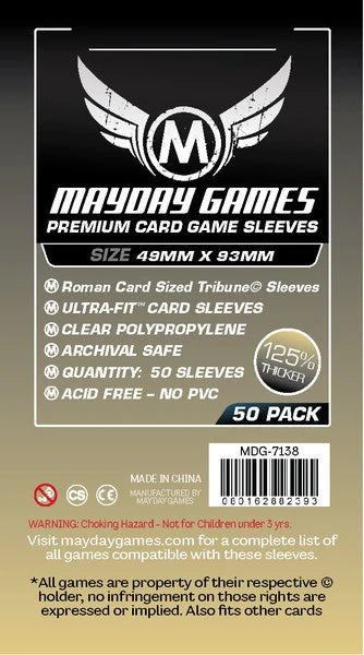 Mayday premium sleeves 49 x 93mm