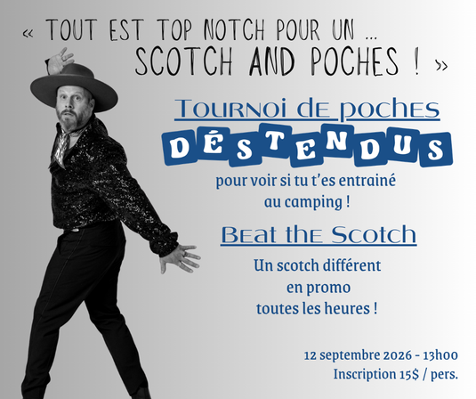 Scotch and Poches - 12 septembre 2026