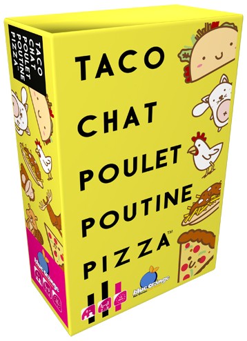 Taco, chat, poulet, poutine, pizza