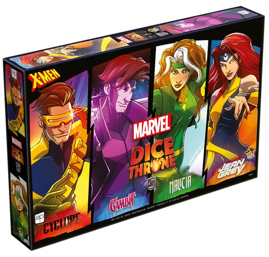Marvel Dice Throne - X-men : Cyclops, Gambit, Rogue, Jean Grey vf