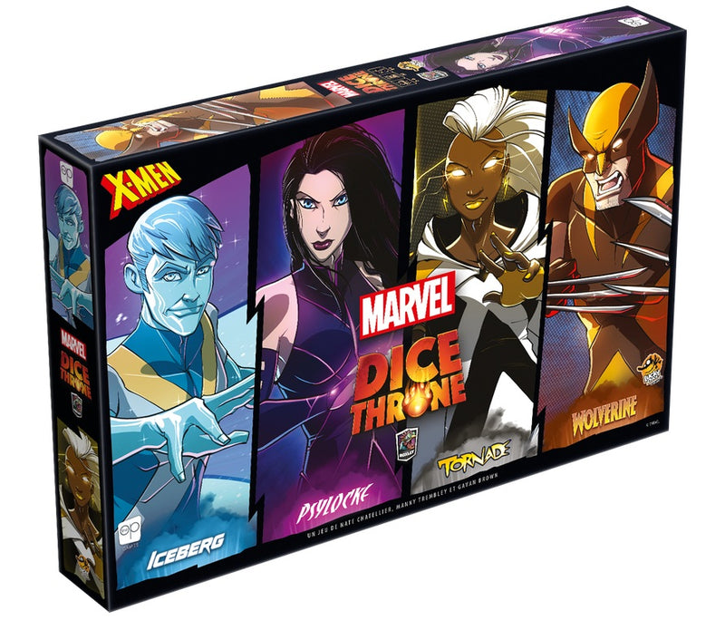 Chargez l'image, Marvel Dice Throne - X-men : Ice man, Psylocke, Storm, Wolverine vf
