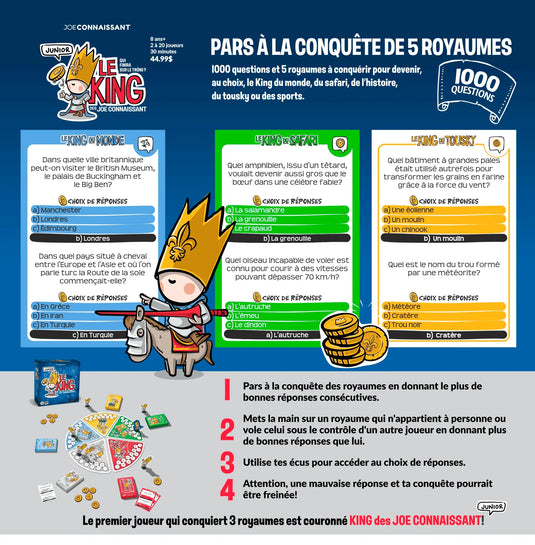 King des joe connaissants JUNIOR