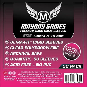 Mayday premium sleeves 70 x 70mm